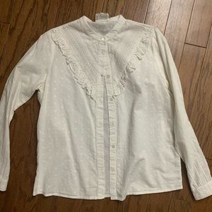 Sezane Lace Blouse
